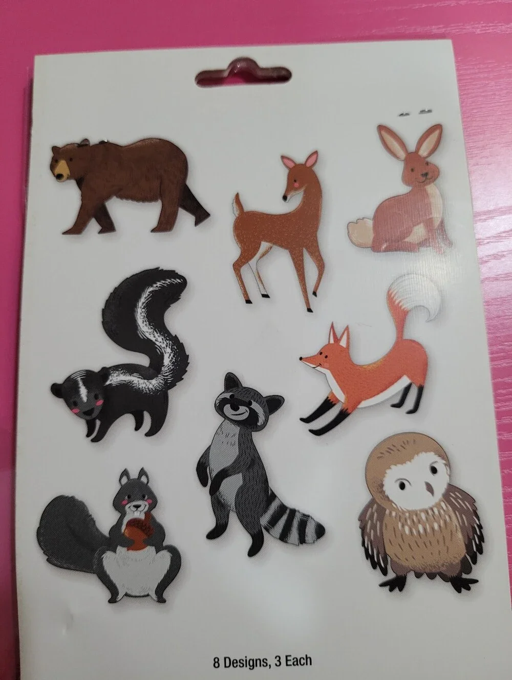 Bundle Craft Supplies Tags Wooden Squirrel Cutouts Stickers (1634)